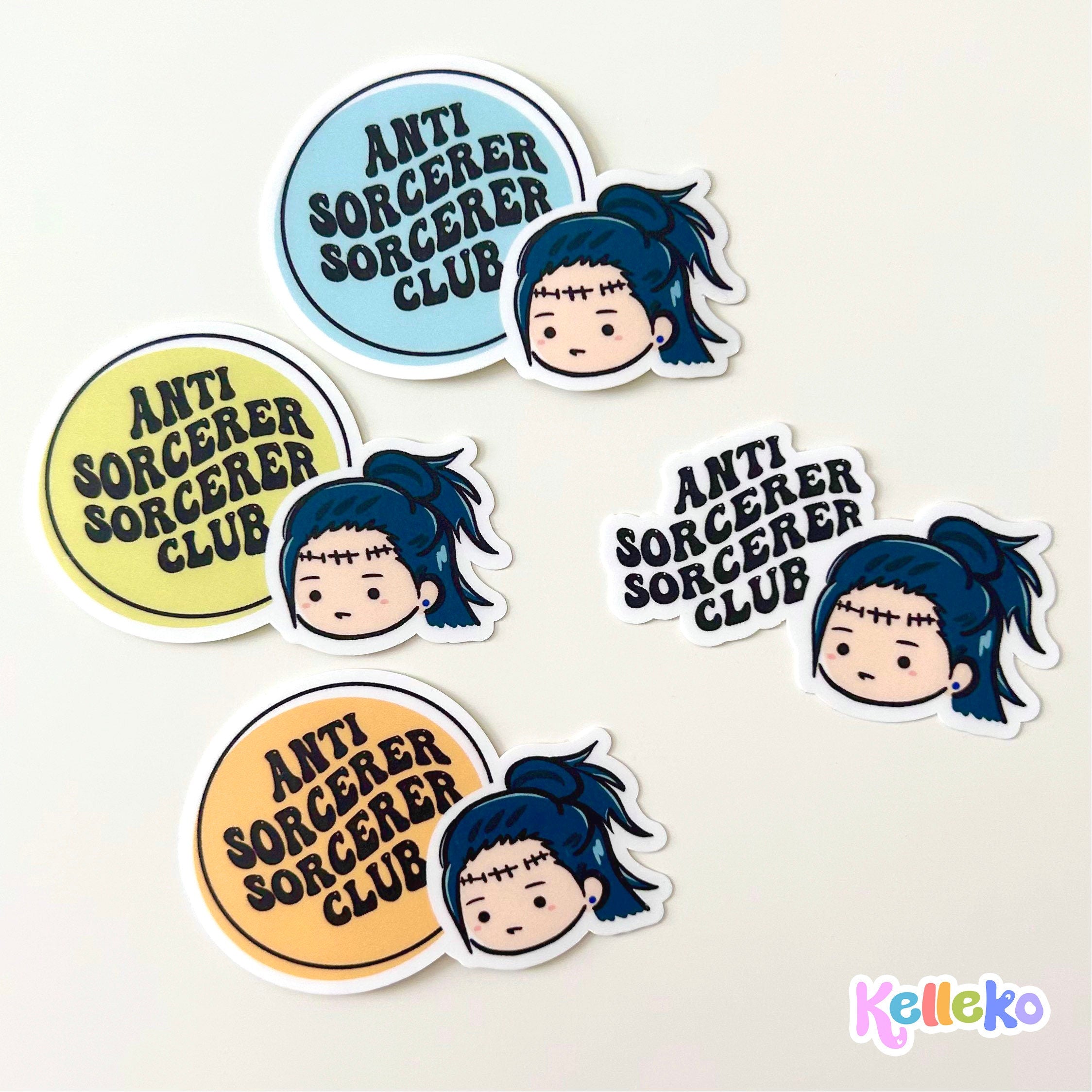 Geto Anti Sorcerer Club Sticker - JJK, Anime Sorcerer, Satoru, Jujutsu, Suguru, Anime Meme