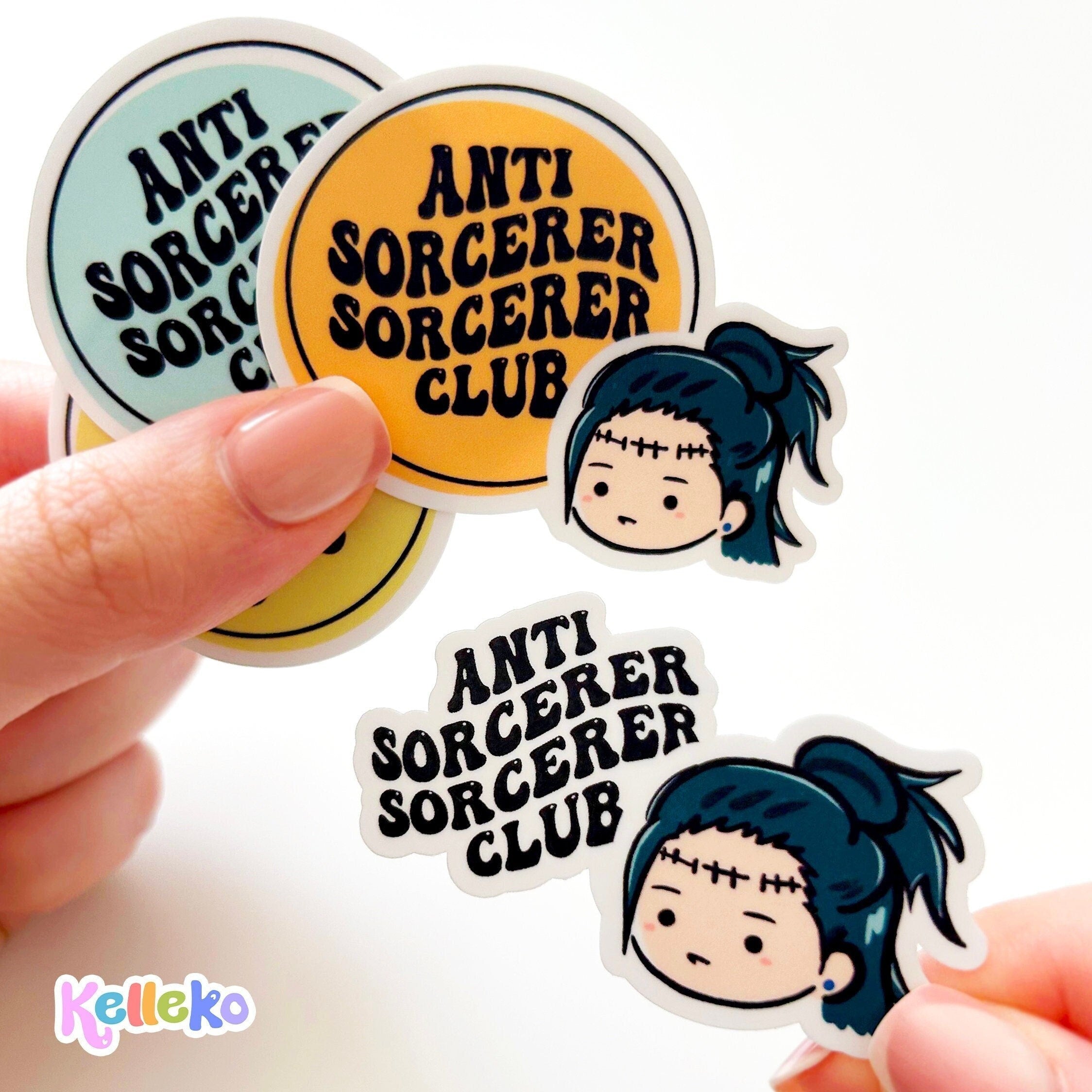 Geto Anti Sorcerer Club Sticker - JJK, Anime Sorcerer, Satoru, Jujutsu, Suguru, Anime Meme