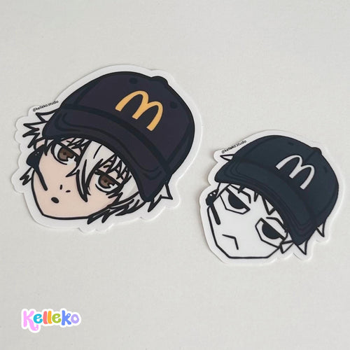 Blue Lock Nagi Seishiro McDonald's Sticker Set - Matte Weatherproof Vinyl, Soccer Anime Stickers
