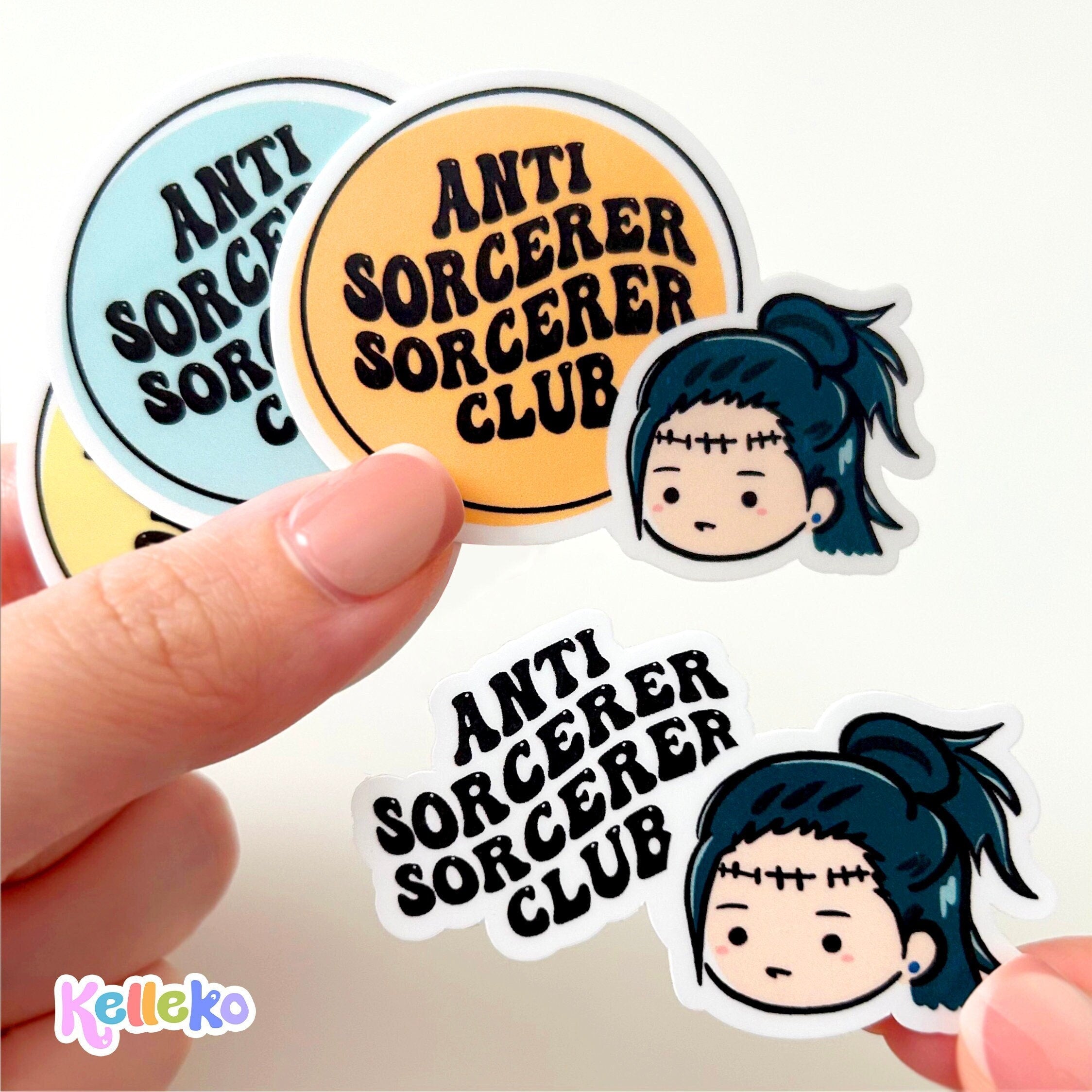 Geto Anti Sorcerer Club Sticker - JJK, Anime Sorcerer, Satoru, Jujutsu, Suguru, Anime Meme