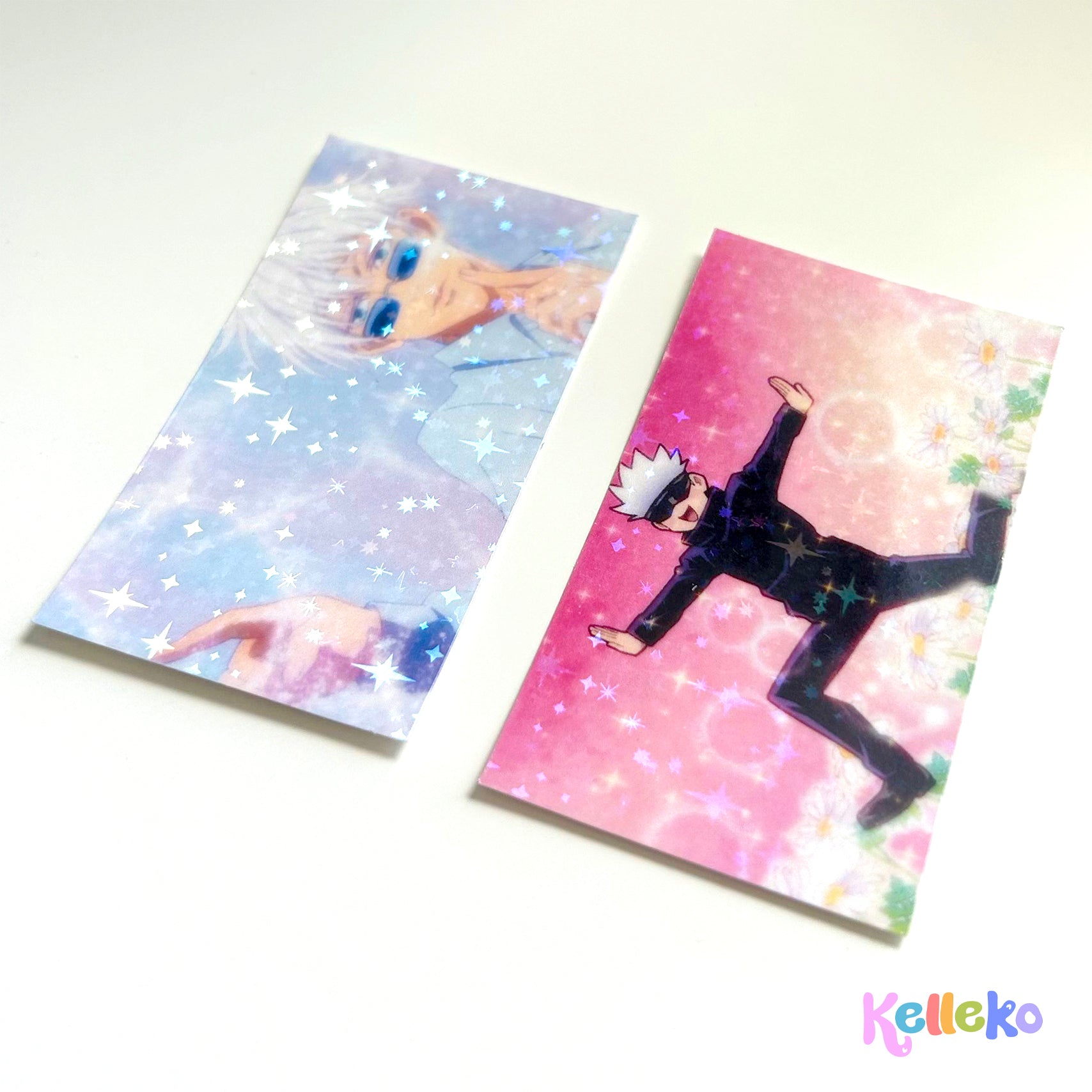 Gojo Funny Stickers HOLOGRAPHIC Set - Anime meme, JJK, Sorcerer, Satoru, Jujutsu