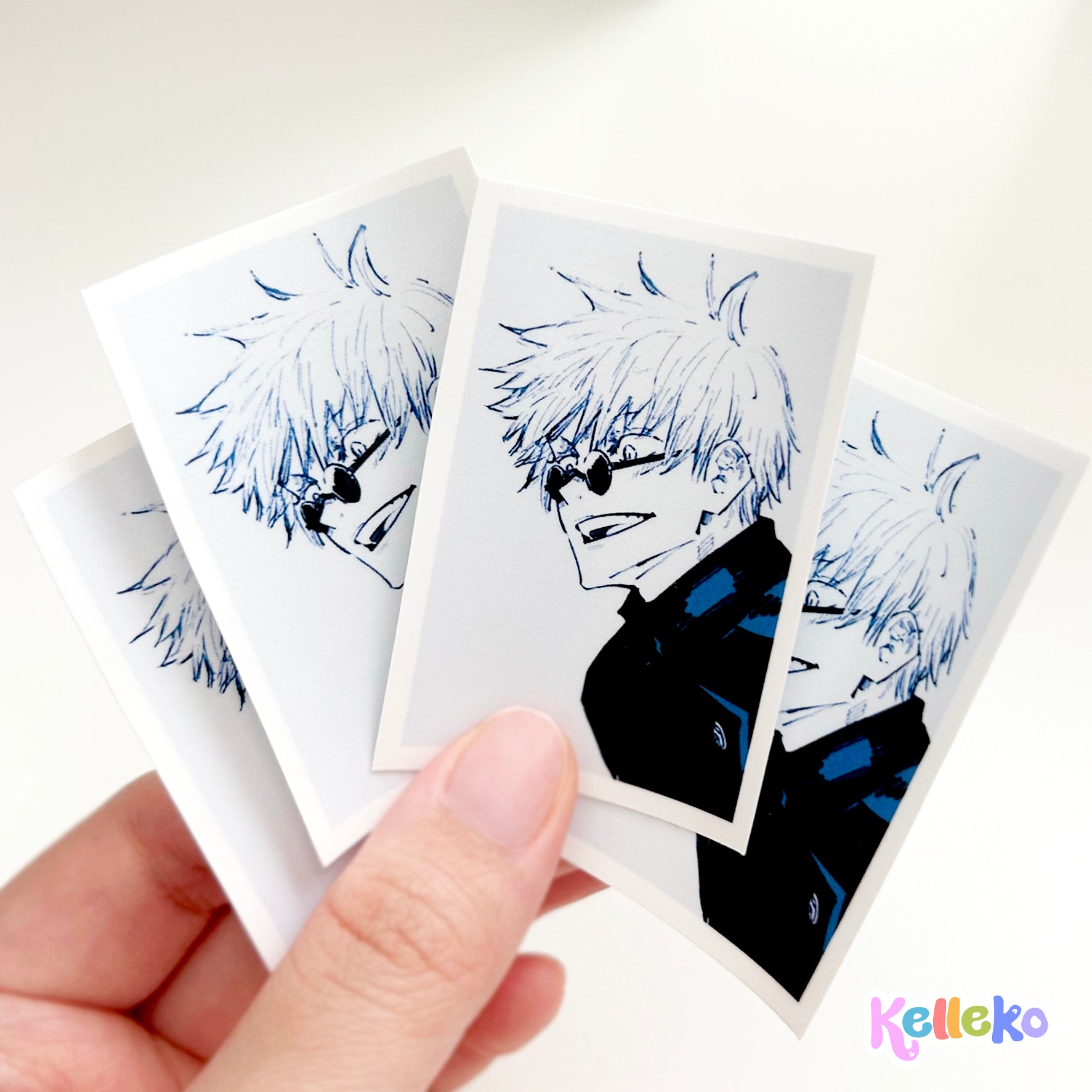 Gojo Manga Sticker 'You Cryin?' - JJK, Anime Sorcerer, Satoru, Jujutsu, Weatherproof Vinyl