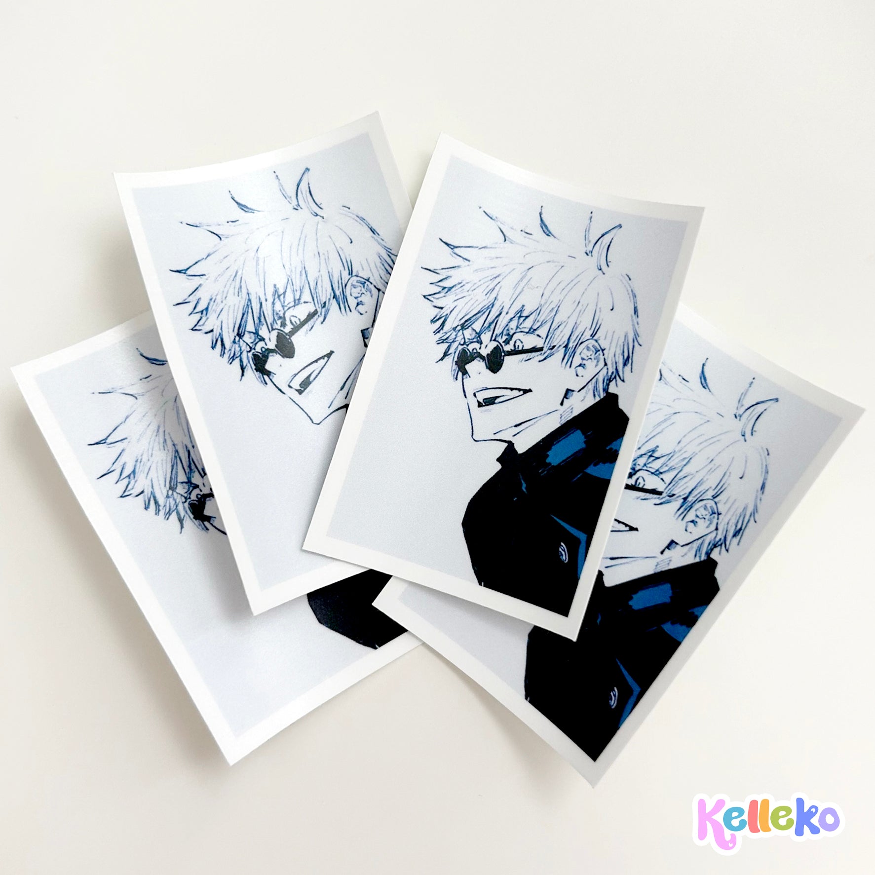 Gojo Manga Sticker 'You Cryin?' - JJK, Anime Sorcerer, Satoru, Jujutsu, Weatherproof Vinyl